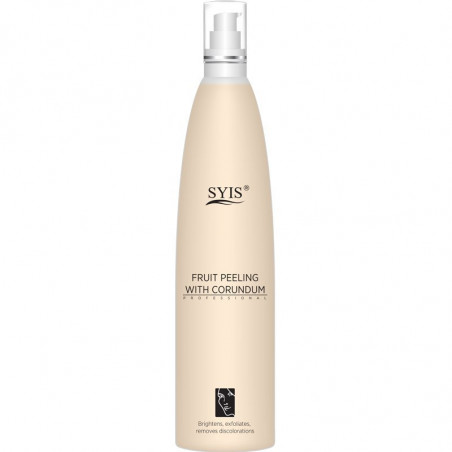 SYIS OWOCOWY PEELING Z KORUNDEM I KRYSTALICZNYM ZŁOTEM 500ML 