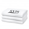 SYIS Ręcznik frotte z logo 70x140 - biały   