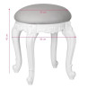 TABORET AZZURRO STYL 60-01 SZARY