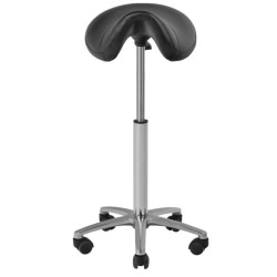 TABORET KOSMETYCZNY 001B CZARNY WYSOKI 