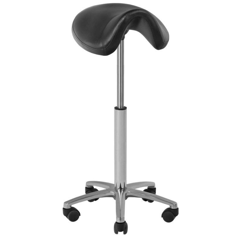 TABORET KOSMETYCZNY 001B CZARNY WYSOKI 