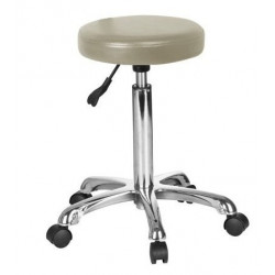 TABORET KOSMETYCZNY 1023A CIEMNY Beżowy