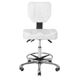 TABORET KOSMETYCZNY A-4299 BIAŁY
