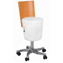 TABORET KOSMETYCZNY AZZURRO 028E BIAŁY 