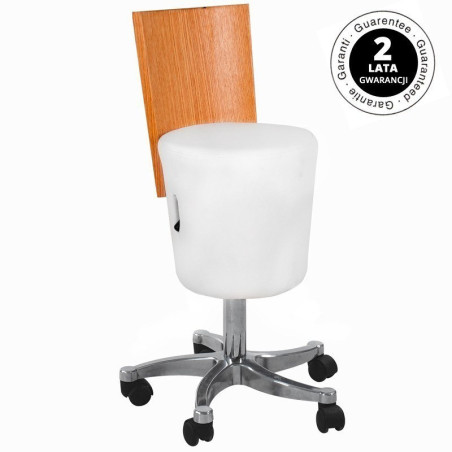 TABORET KOSMETYCZNY AZZURRO 028E BIAŁY 