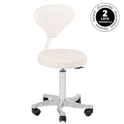TABORET KOSMETYCZNY AZZURRO 057 BIAŁY 