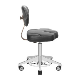 TABORET KOSMETYCZNY AZZURRO 156F BUMP-UP CZARNY