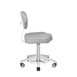 TABORET KOSMETYCZNY AZZURRO 156F BUMP-UP SZARY 