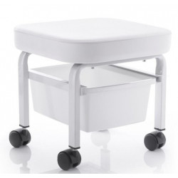 TABORET KOSMETYCZNY DO PEDICURE Z POJEMNIKIEM 