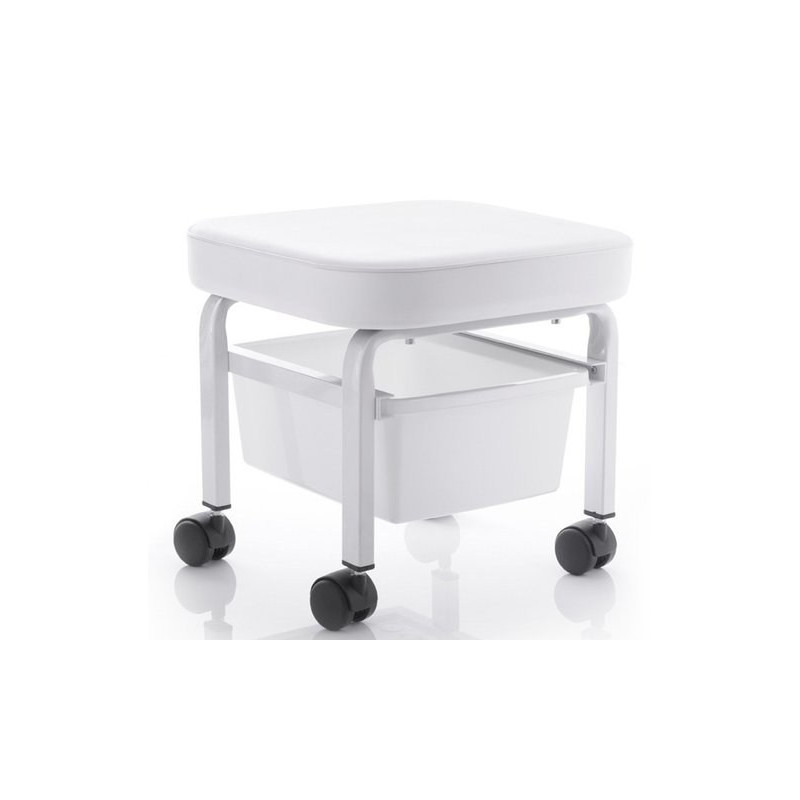 TABORET KOSMETYCZNY DO PEDICURE Z POJEMNIKIEM 