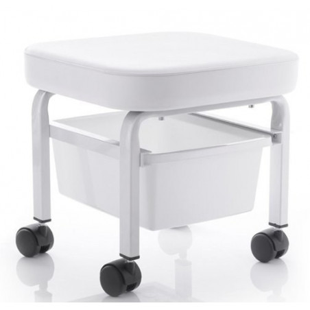 TABORET KOSMETYCZNY DO PEDICURE Z POJEMNIKIEM 