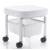 TABORET KOSMETYCZNY DO PEDICURE Z POJEMNIKIEM 