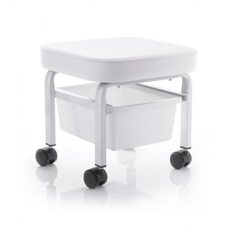 TABORET KOSMETYCZNY DO PEDICURE Z POJEMNIKIEM 