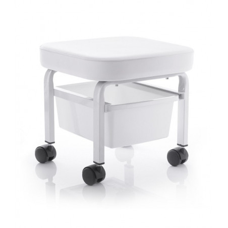 TABORET KOSMETYCZNY DO PEDICURE Z POJEMNIKIEM 