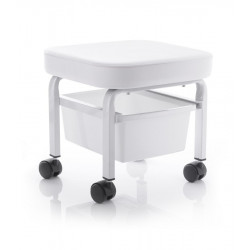 TABORET KOSMETYCZNY DO PEDICURE Z POJEMNIKIEM 