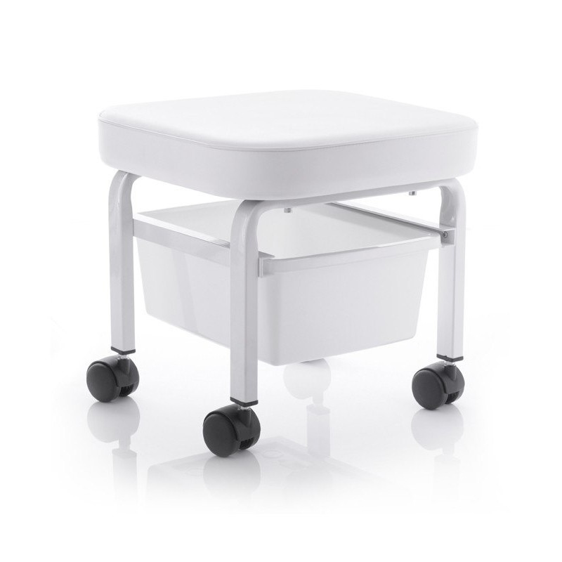 TABORET KOSMETYCZNY DO PEDICURE Z POJEMNIKIEM 