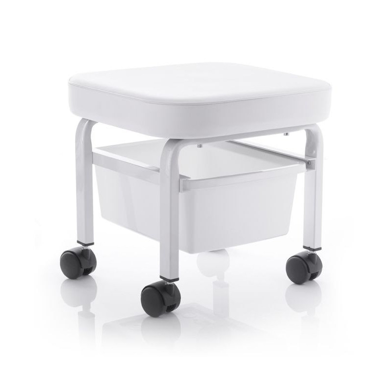 TABORET KOSMETYCZNY DO PEDICURE Z POJEMNIKIEM 