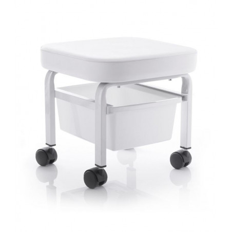 TABORET KOSMETYCZNY DO PEDICURE Z POJEMNIKIEM 