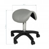TABORET KOSMETYCZNY SIODŁO AM-301 GREY