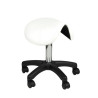 TABORET KOSMETYCZNY SIODŁO AM-301 WHITE