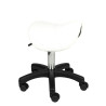 TABORET KOSMETYCZNY SIODŁO AM-301 WHITE
