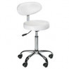Taboret kosmetyczny z opar. BD-9934 biały 