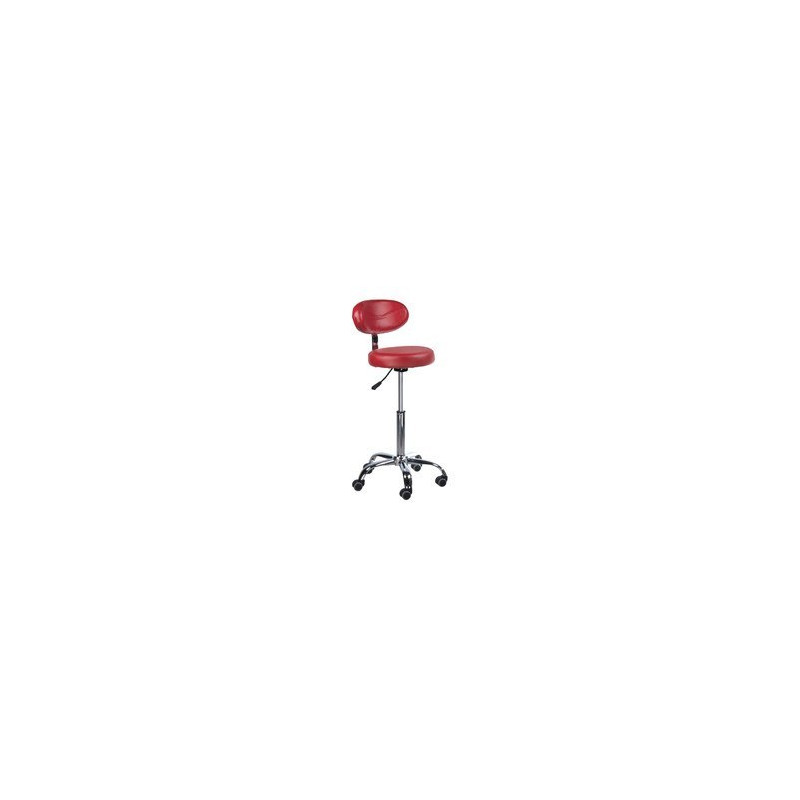 Taboret kosmetyczny z opar. BD-9934 czerwony 