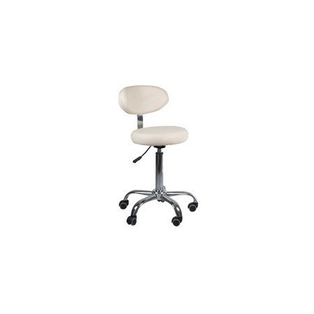 Taboret kosmetyczny z opar. BD-9934 kremowy 
