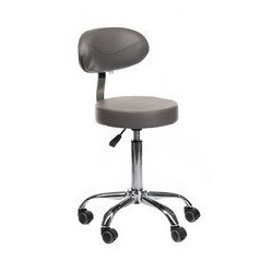 Taboret kosmetyczny z opar. BD-9934 szary                      