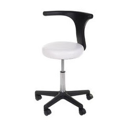 Taboret medyczny + podłokietnik NG-CH049 biały                      
