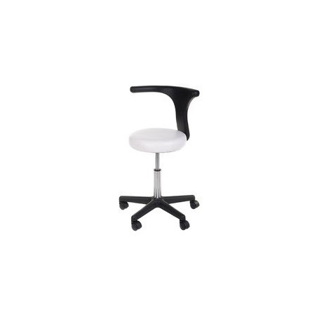 Taboret medyczny + podłokietnik NG-CH049 biały                      