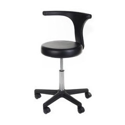 Taboret medyczny + podłokietnik NG-CH049 czarny 