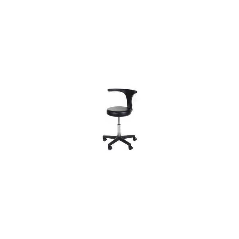 Taboret medyczny + podłokietnik NG-CH049 czarny 