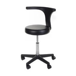 Taboret medyczny + podłokietnik NG-CH049 czarny Beauty System                      