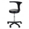Taboret medyczny + podłokietnik NG-CH049 czarny Beauty System                      