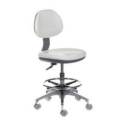 Taboret medyczny z oparciem BD-Y942 Biały 