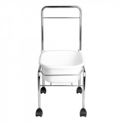 ZESTAW BRODZIK DO PEDICURE NA KÓŁKACH CHROM + MASAŻER DO STÓP MASAŻER Z PODTRZYMANIEM TEMP. AM-506A