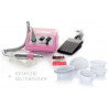 ZESTAW F-22 FREZARKA JD500 PINK + MISECZKI DO MANICURE  