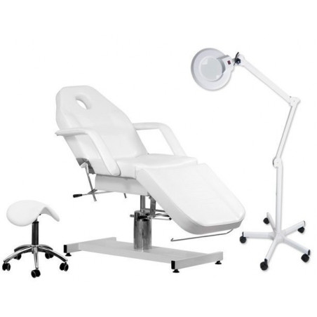 ZESTAW FOTEL 210 + LAMPA LUPA R6 + TABORET 302