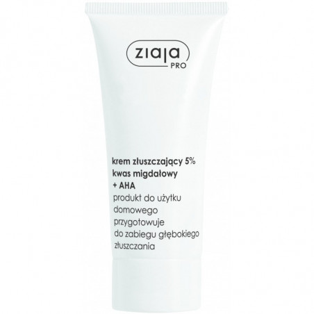 ZIAJA PRO KREM ZŁUSZCZAJĄCY 5% KWAS MIGDAŁOWY + AHA 50ml                                                                   