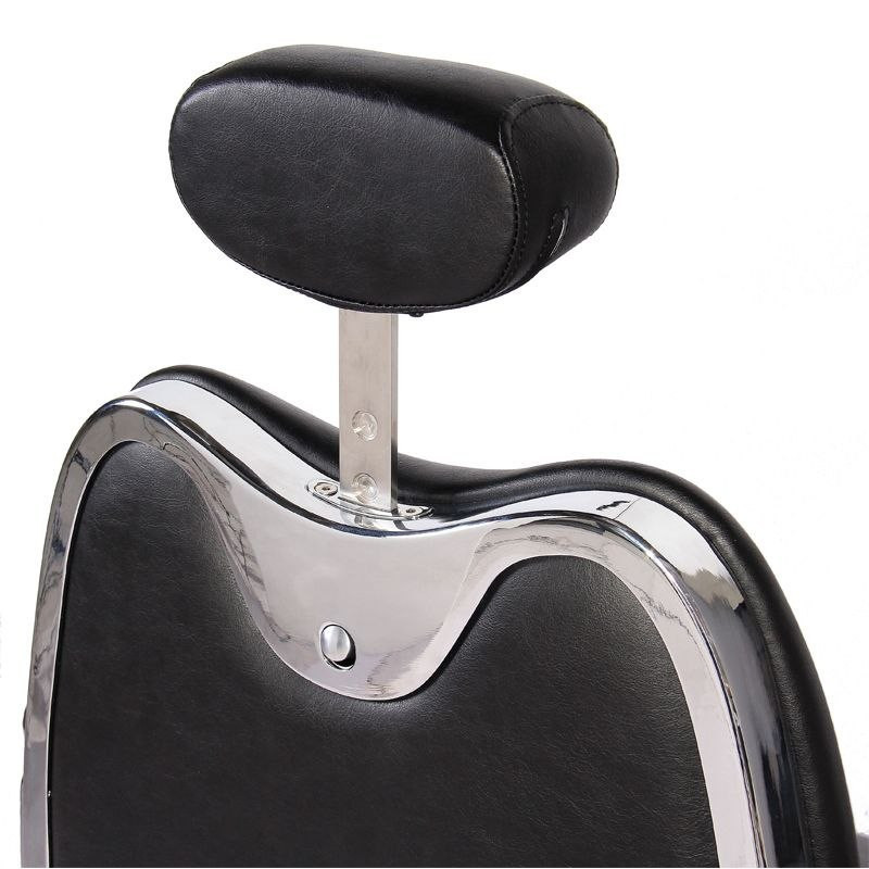 ActivShop GABBIANO FOTEL BARBERSKI MOTO STYLE CZARNY 